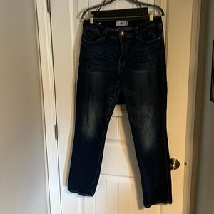 High straight distressed Cabi